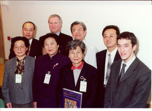 The delegation at the British Library