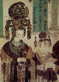 Cao Yanlu's wife, a daughter of the king of Khotan